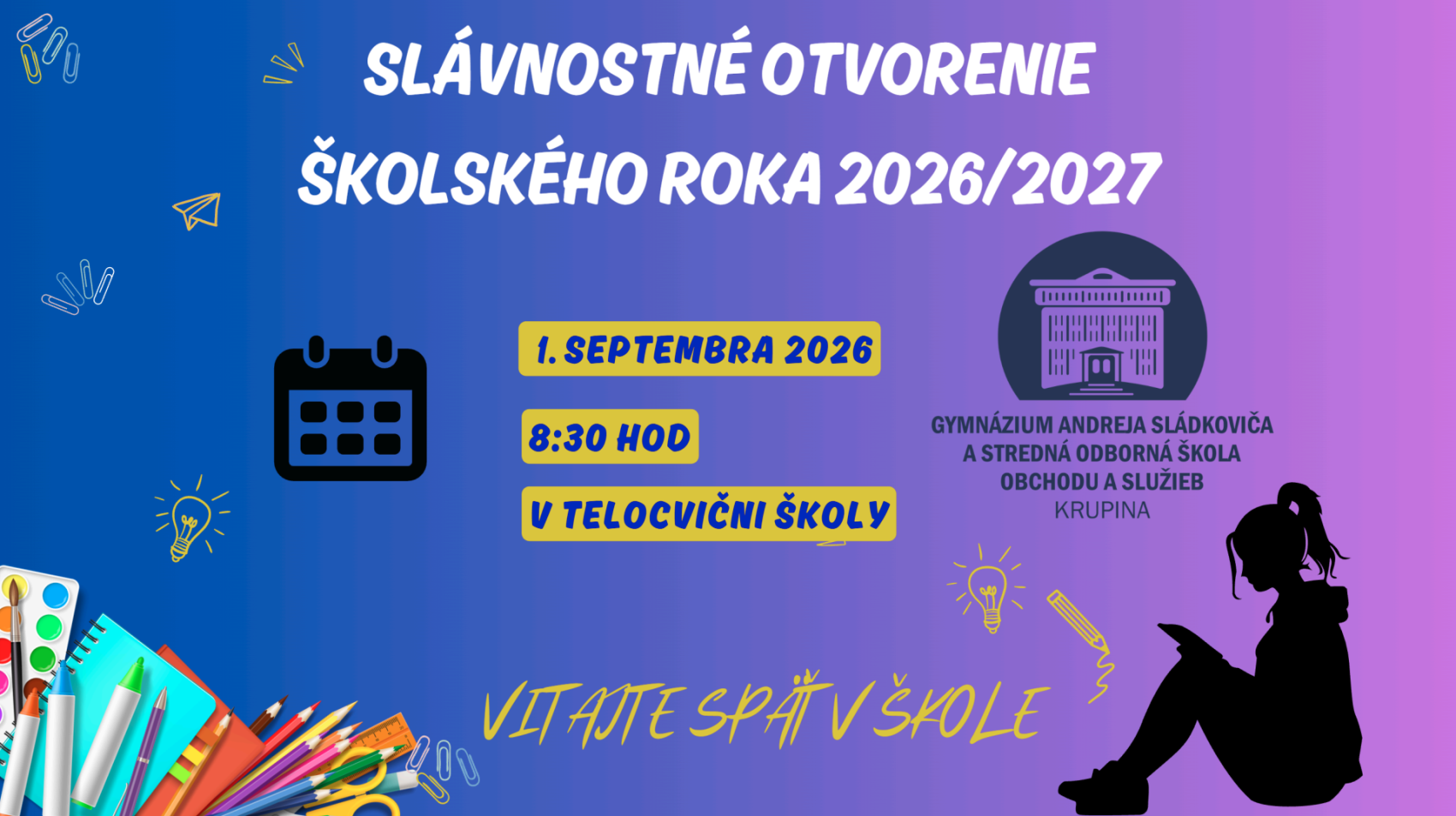 Otvorenie školského roka 2026
